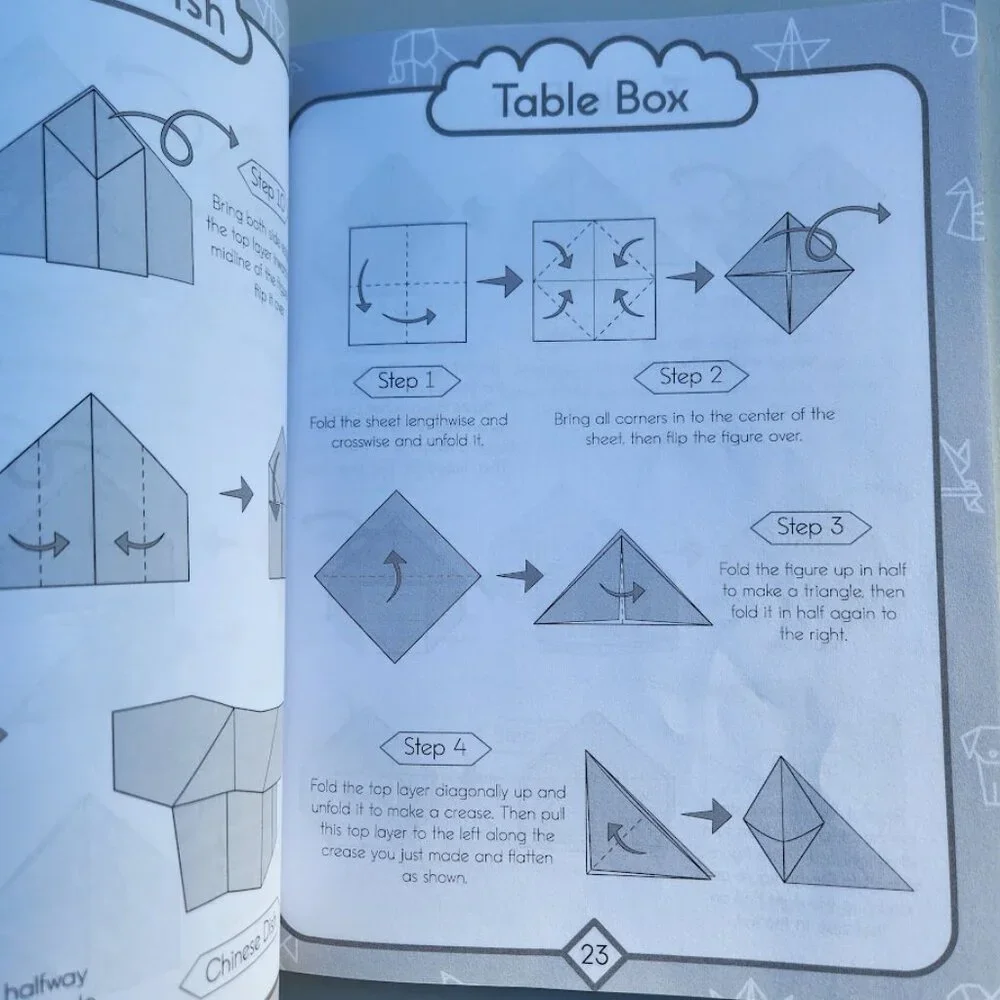 Origami Boxes For Kids Papercrafts Book Craft Paperback Book How To Make Boxes U